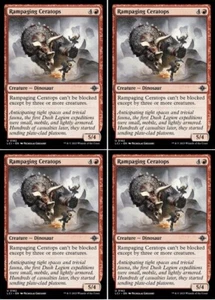 MTG - 4x RAMPAGING CERATOPS - Lost Caverns of Ixalan (U) - Picture 1 of 1