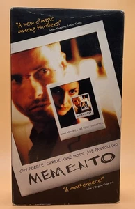Memento VHS 2001 Guy Pearce **Buy 2 Get 1 Free** - Picture 1 of 3