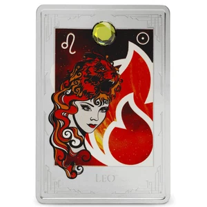 Silbermünze Niue Sternzeichen Löwe 2025 2 oz coloriert PP - Bild 1 von 7