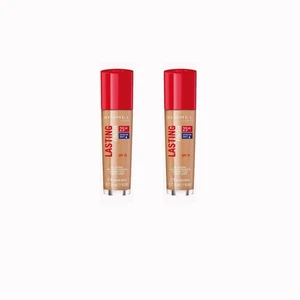 Rimmel Lasting Finish 210 Golden Beige SPF20 Foundation 30ml pack of 2 - Picture 1 of 5