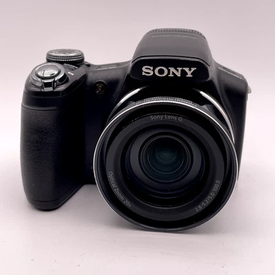 Sony Cyber-shot DSC-HX1 9.1MP Digital Camera – Black – Powers On / Black Screen - Image 1 of 4
