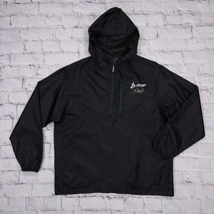 Vintage Chase Authentics Black Lightweight American NASCAR Windbreaker Jacket - Picture 1 of 8