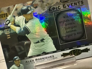 Upper Deck Epic Alex Rodriguez Events 2006 #/675 - Imagen 1 de 5
