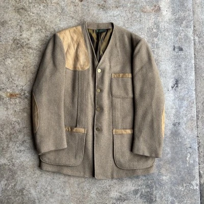 1950's 44 R Abercrombie & Fitch X Kilkar Donegal Brown Speckled Shooters Tweed - Image 1 of 4