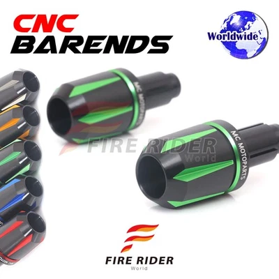 JET6 CNC Green Bar Ends Pair For Kawasaki ZZR600 90 91 92 93 94 95 96 97 98 99 — 第 1/4 张图片