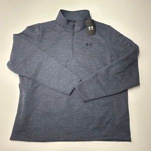 Under Armour Mens UA Expanse Specialist 1/4 Zip Pullover Loose Fit Blue Sz XL - Picture 1 of 5