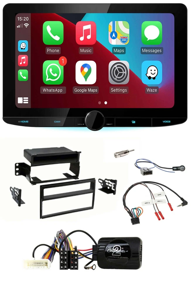 Kenwood Lenkrad USB DAB Bluetooth Autoradio für Nissan Tiida Versa 07-11 C11 pia - Bild 1 von 4