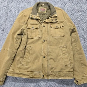 Levi’s Herren Medium Arbeitsjacke Utility Field Baumwolle Stretch gesteppt gefüttert braun - Bild 1 von 11