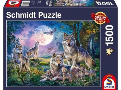 НОВАЯ головоломка Schmidt 1500 деталей 12+ возрастов Wolves - Изображение 1 из 2
