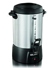 Proctor Silex Commercial 45060R Coffee Urn 60 Cup Aluminum One Hand Dispensi