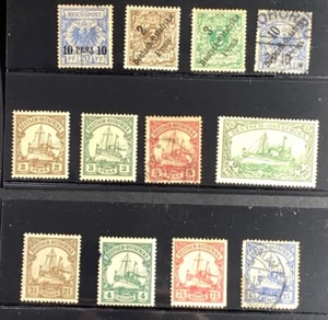 German East Africa LOT. Scott Catalog #4 \\ 34. MH/USED. F/VF. 12 Stamps - Picture 1 of 3