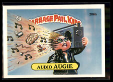 1986 TOPPS GARBAGE PAIL KIDS AUDIO AUGIE #206b - EX