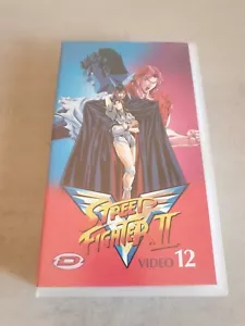 VHS PAL STREET FIGHTER II VIDEO 12 ANIME EDIZIONE ITALIANA RARE - Foto 1 di 4