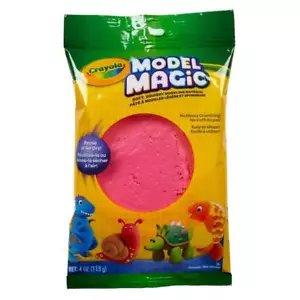 Crayola Model Magic Raspberry, Modeling Clay At Home Crafts for Kids, 4 oz - Picture 1 of 1