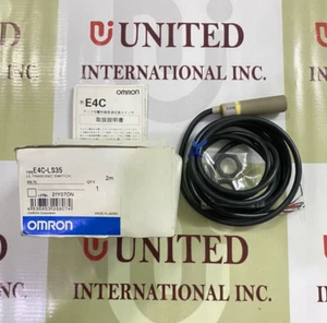OMRON E4C-LS35 ULTRASONIC PROXIMITY SENSOR SWITCH FREE FAST SHIPPING - Picture 1 of 4