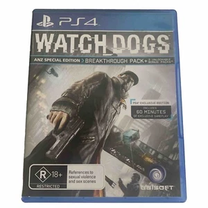 WATCH DOGS ANZ Special Edition Breakthrough Pack PlayStation 4 PS4 Game VGC - Picture 1 of 4