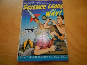 GILBERT TOYS PRESENT SCIENCE LEADS THE WAY COMIC 1959 A.C. GILBERT CO NEW HAVEN - Picture 1 of 8