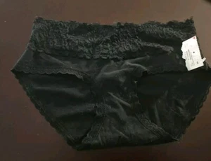 Biancheria intima donna Aerie vita alta ragazzo nuova con etichetta, pizzo nero, taglia XS - Foto 1 di 3