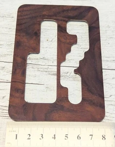 Schaltkulisse Zebrano Holz für Mercedes W124 200E - 300E 1987 bis 1989 vor Mopf - Bild 1 von 3