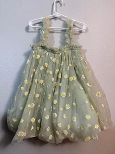 Daisy sage green tulle dress - Picture 1 of 1