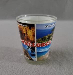 Mallorca Shot Glass 1.5oz recuerdo 8 lugares de fotos isla en España - Imagen 1 de 8