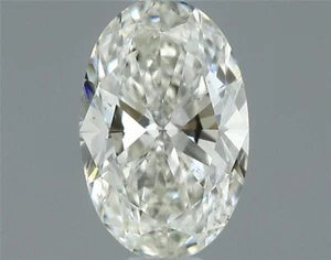 Brilliant Oval Cut 0.30 Ct Natural Loose GIA Certified Diamond 5x3 mm J/SI Grade - Picture 1 of 6
