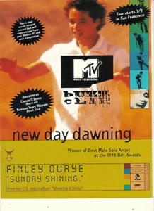Finley Quaye 1998 Ad- Sunday Shining Advertisement - Picture 1 of 1
