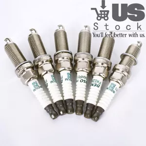 6pc NEW Spark Plugs for Denso NISSAN INFINITI 22401-JK01D FXE24HR11 3457 - Foto 1 di 5