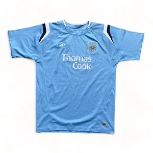 2004-05 Manchester City Heim Fußball Shirt Vintage Trikot Fußball Kits M - Bild 1 von 5