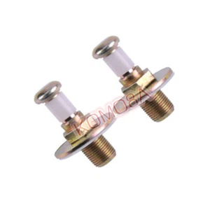 For VW Jetta Golf Passat Scirocco Audi Door Lock Striker Pins x2 - Picture 1 of 5
