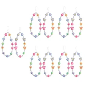  5 PCS Mobile Phone Pendant Beaded Chain Student Butterfly Lanyard Strap - Zdjęcie 1 z 12
