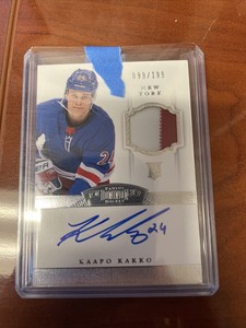 Kaapo Kakko 2019 Panini Dominion RC RPA 2 Color Patch On Card Auto 99/199 🔥🔥
