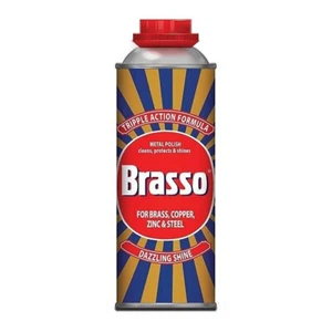 Brasso Liquid Metal Polish For Brass Copper Stainless Steel Chrome Pewter 100ml - Picture 1 of 5