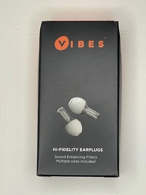 Vibes Hi-Fidelity Invisible Noise Reduction Earplugs - 15 NRR Hearing Protection - Image 1 of 4