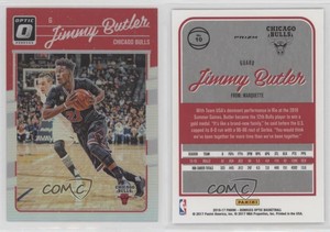 2016-17 Panini Donruss Optic Holo Silver Prizm Jimmy Butler #10