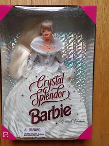 Vintage 1995 Crystal Splendor Barbie Doll Special Edition 15136 Mattel New - Picture 1 of 3