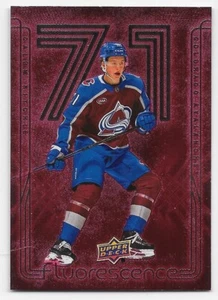 24/25 CUBIERTA SUPERIOR SERIE 2 FLUORESCENCIA ROJO Hockey (#F1-F50) U-Pick de la lista - Imagen 1 de 9