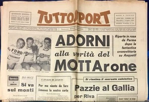 TUTTOSPORT 1966 ADORNI SLLA VERITÀ DEL MOTTARONE GIRO D'ITALIA CICLISMO - Imagen 1 de 1