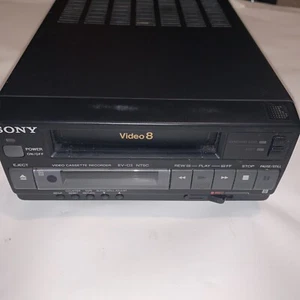 Sony EV-C3 Video8 8mm VCR Editing Player Powers On, For Parts Or Repair - Picture 1 of 9