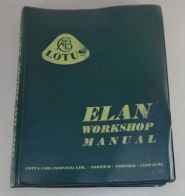 Manuale Officina/Officina Manuale Lotus Elan Di 1963 - Immagine 1 di 2