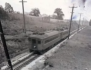 Negative #14 Chicago South Shore & South Bend 1947 East Of Michigan City Indiana - Picture 1 of 3