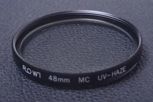 ✅ ROWI MC UV HAZE 48MM FILTER GENUINE LENS OR CAMERA SCREW IN 19-2 - Picture 1 of 2