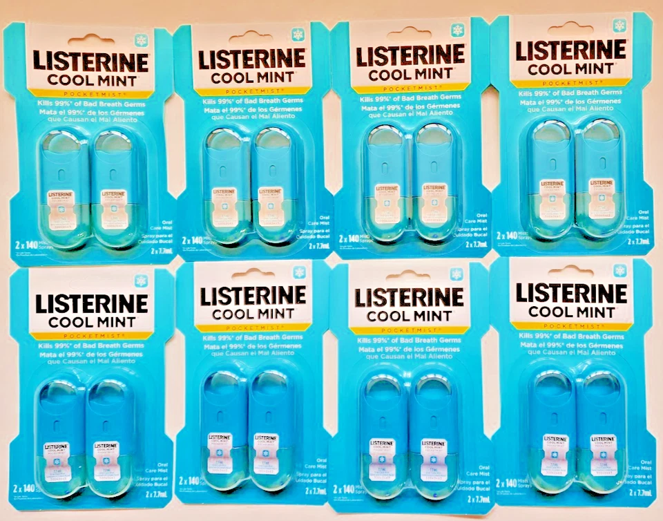 Listerine Cool Mint Pocketmist Oral Care Cool Mint Flavor, 7.7 mL, 16 Sprays - Image 1 of 1