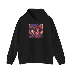 Halloween Anime Clowns Graphic Unisex Heavy Blend™ Hooded Sweatshirt Pullover - Picture 1 of 13