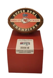 Kansas City Chiefs Hallmark Ornament Super Bowl LVII Football NFL2023 KC Chiefs - Picture 1 of 2