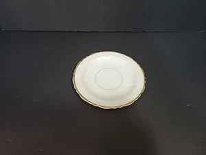 Piattino porcellana Carl Tielsch CT Germania bordo oro bianco - Foto 1 di 6