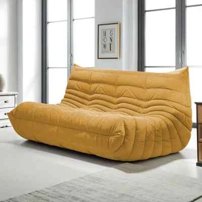 Nap Couch Caterpillar Lazy Sofa Beanbag Chair 1 to 3 Seats Floor Sofa Tatami Bed - Image 1 of 4