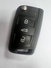 Genuine Seat 3 Button Remote Flip Key Fob Ibiza Leon Etc Tested 5F0 959 752 B