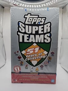 2002 Topps Super Teams MLB Major League Baseball Factory Sealed Hobby Box - Picture 1 of 6