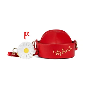 Bolso Bandolera Loungefly Disney Minnie Mouse Sombrero Margarita Rojo y Monedero Floral - Imagen 1 de 9